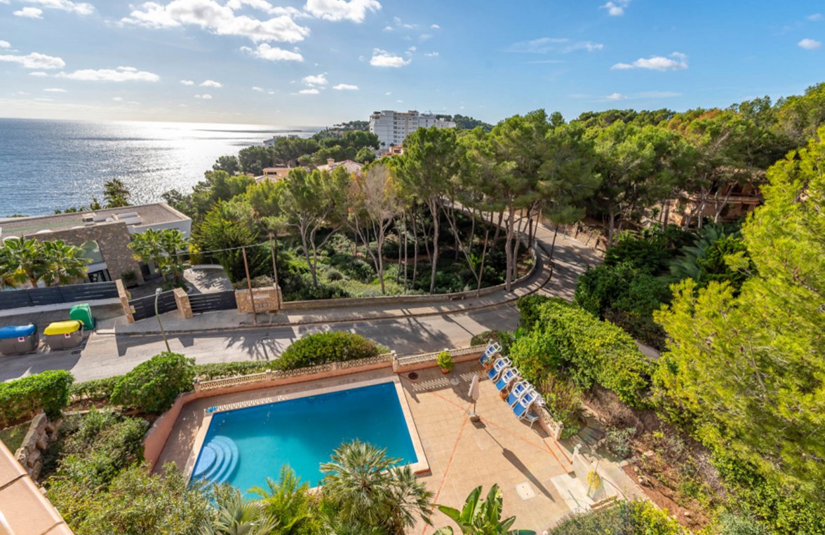 Immobilie in 07181 Mallorca - Cala Vinyes: Penthouse mit Meerblick und Gemeinschaftspool in Cala Vinyes - bild 1