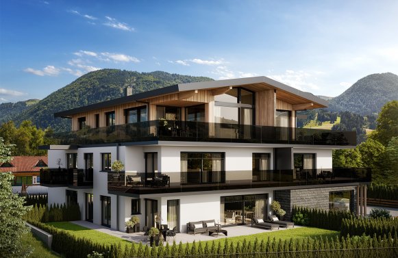 Immobilie in 6382 Tirol - Kitzbüheler Alpen - Kirchdorf: Grundstück mit genehmigter Bauprojektierung im Bezirk Kitzbühel