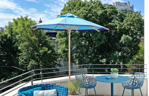 Property in 5020 Salzburg - Altstadt: With the fortress on “you” and “you”! City terrace apartment, near Mozartsteg
