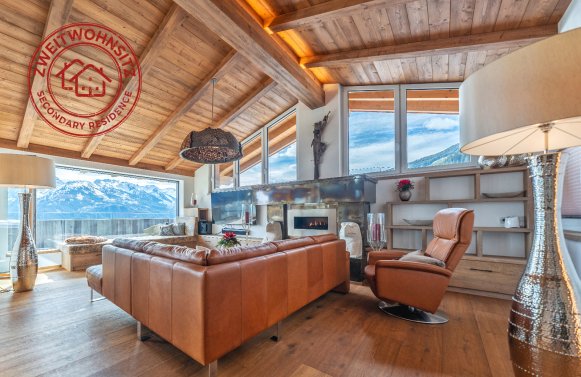 Property in 5730 Salzburg - Mittersill - Pass Thurn: ADLER LODGE: PREMIUM PENTHOUSE WITH SECOND HOME RESIDENCE DIRECTLY BY THE SKI LIFT