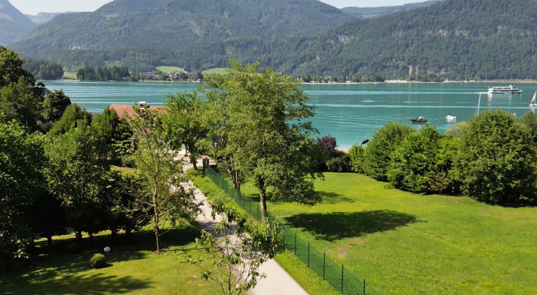 Property in 5360 Salzkammergut - Wolfgangsee: Favourite place! Estate with private bathing ground in Ried on Lake Wolfgangsee - picture 1