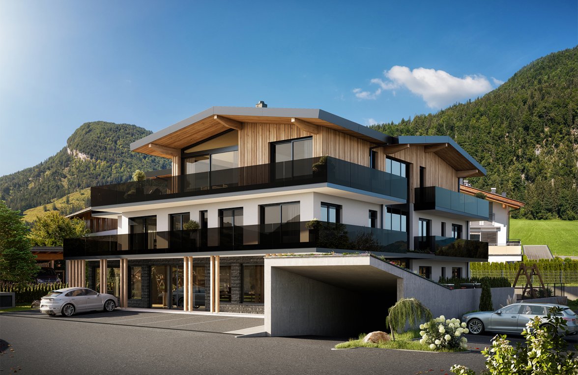 Immobilie in 6382 Tirol - Kitzbüheler Alpen - Kirchdorf: Grundstück mit genehmigter Bauprojektierung im Bezirk Kitzbühel - bild 1