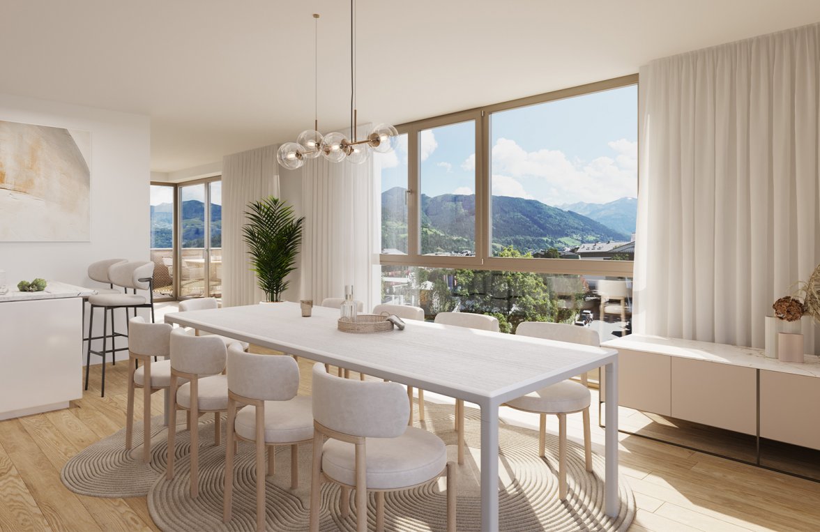 Property in 5700 Salzburg - Pinzgau - Zell am See: Close to the lake! Wonderful panoramic apartment with a view over the lake of Lake - picture 2